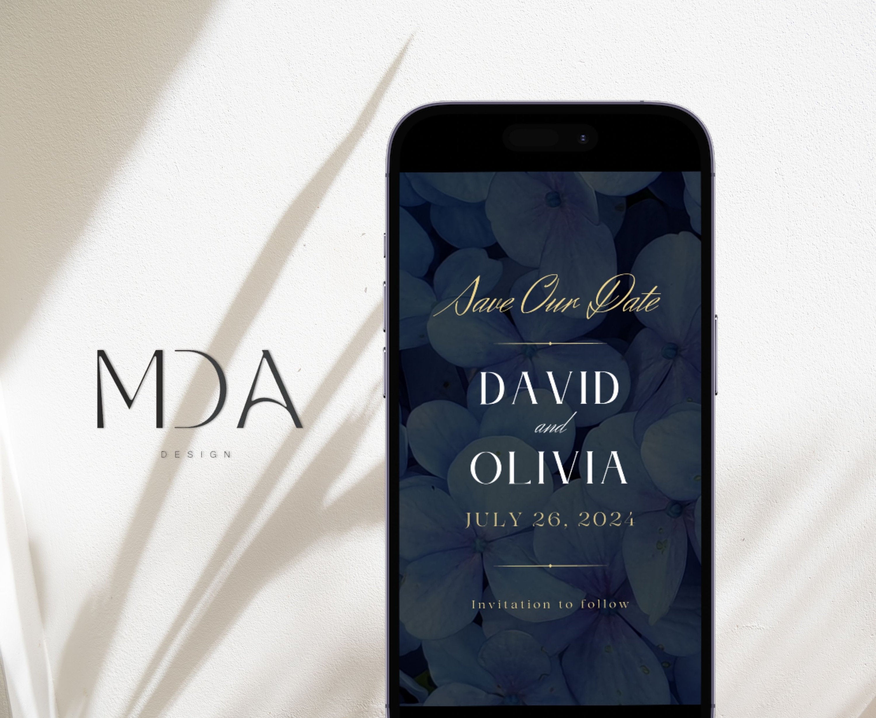 Love Petals - Digital Save the Date