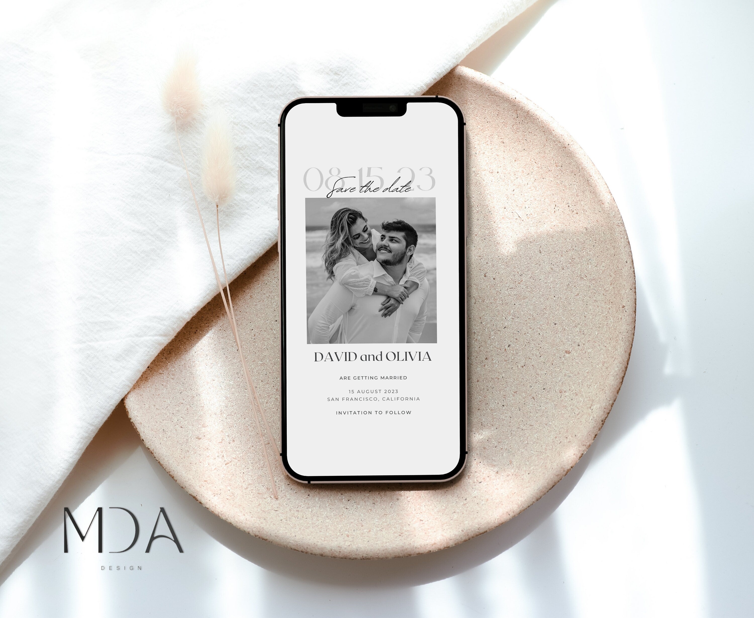 Minimal Excellence - Digital Save the Date