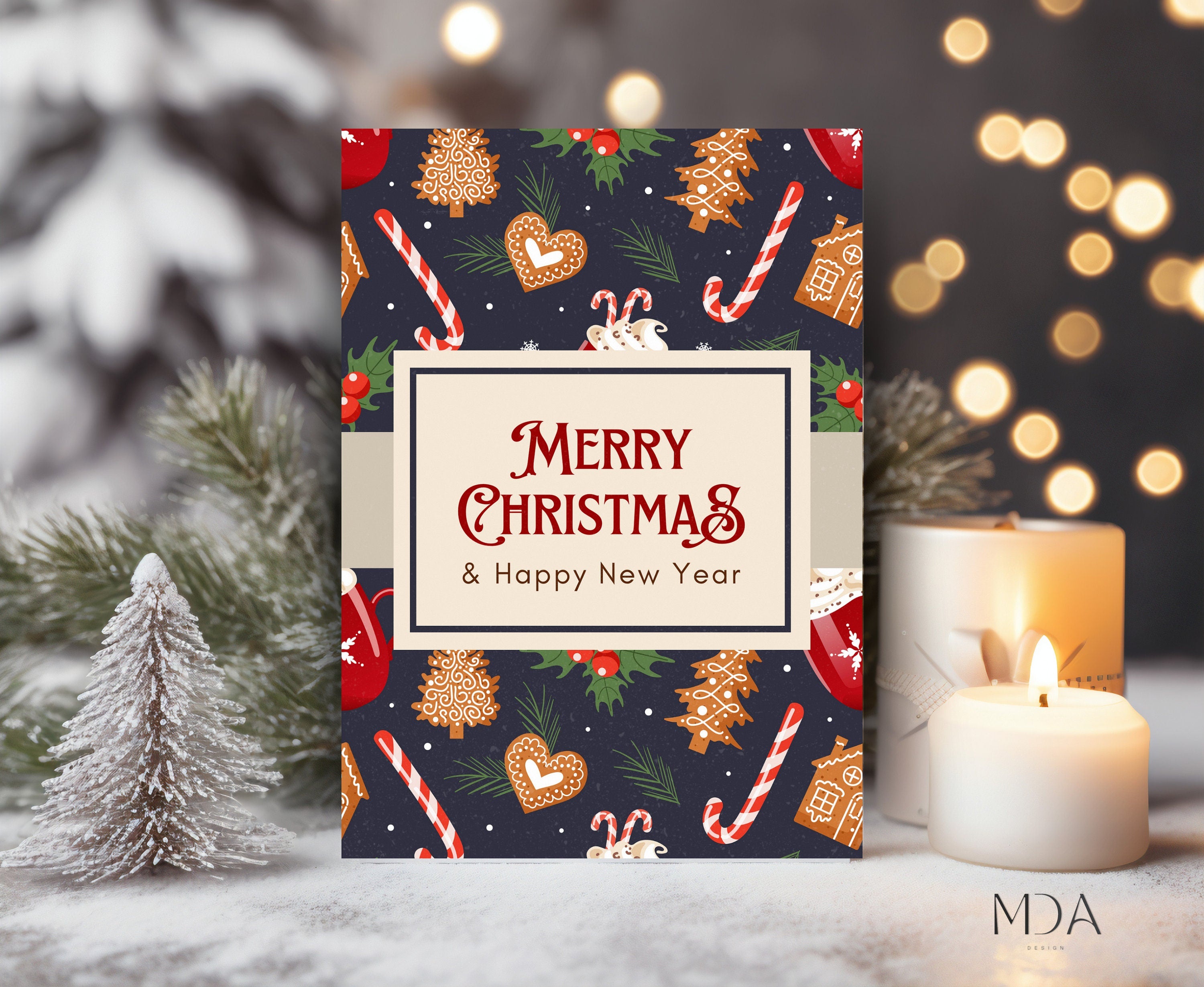Merry Christmas - Printable Christmas Card