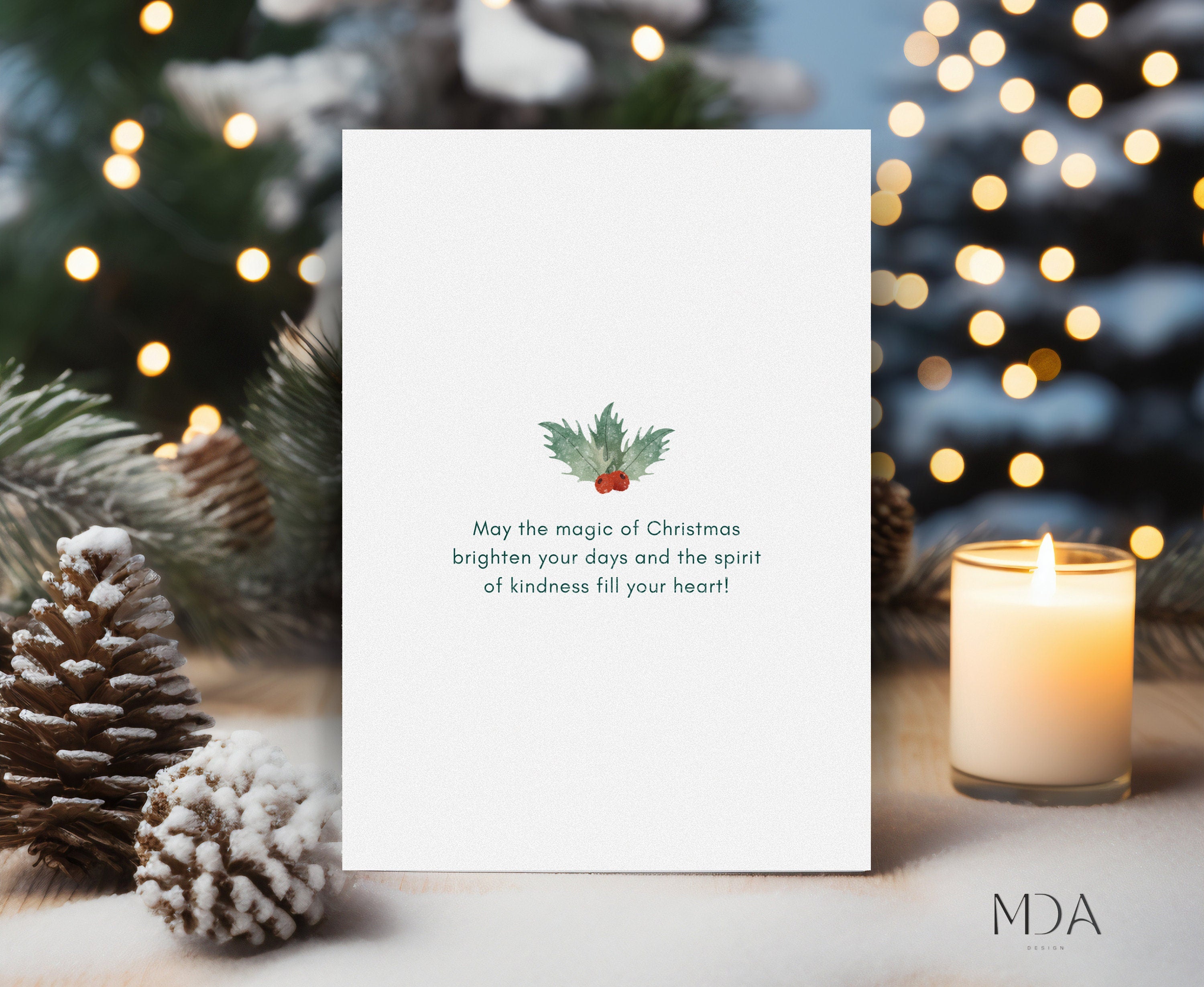 Pine Fairytale - Christmas Greeting Card
