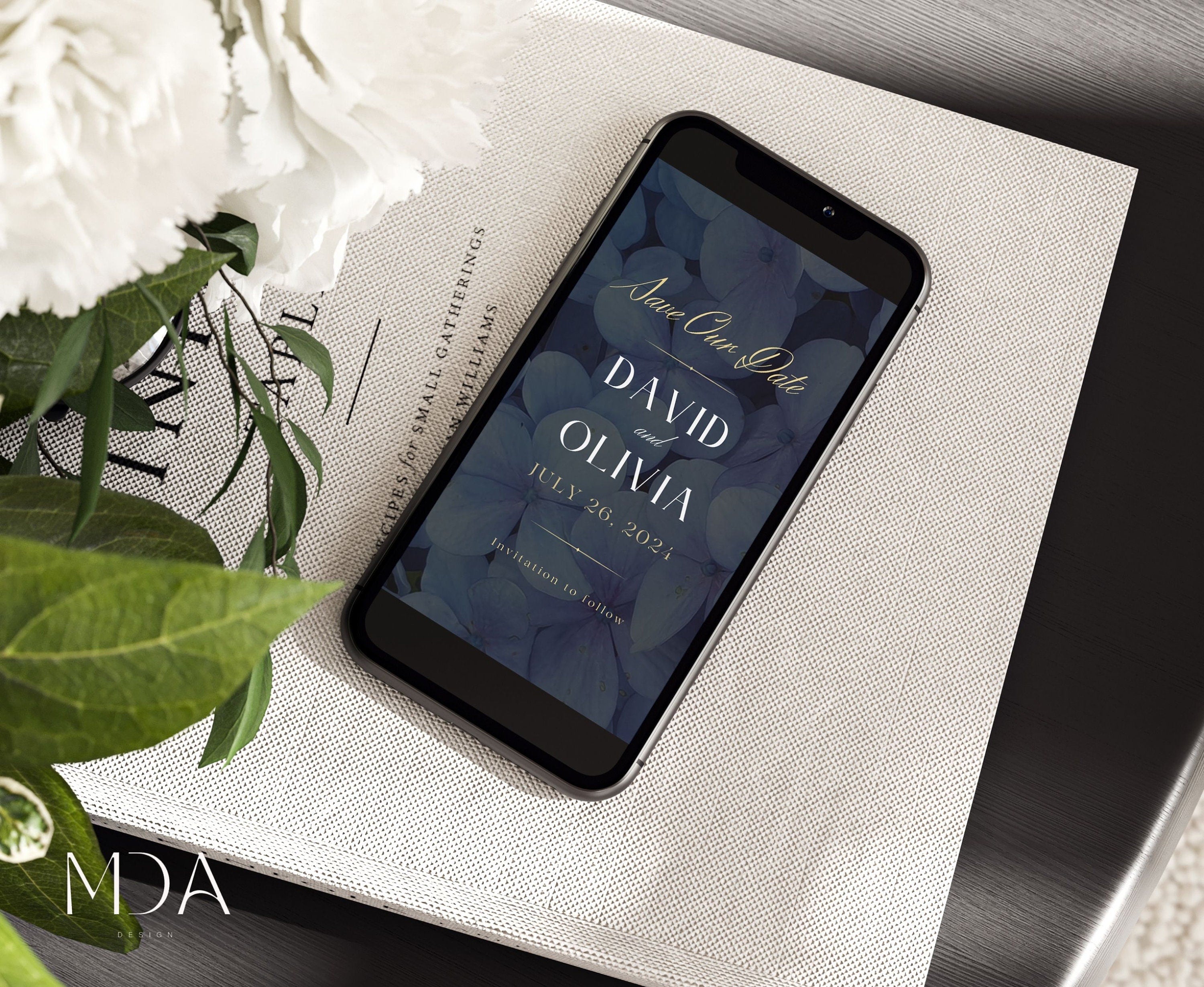 Love Petals - Digital Save the Date