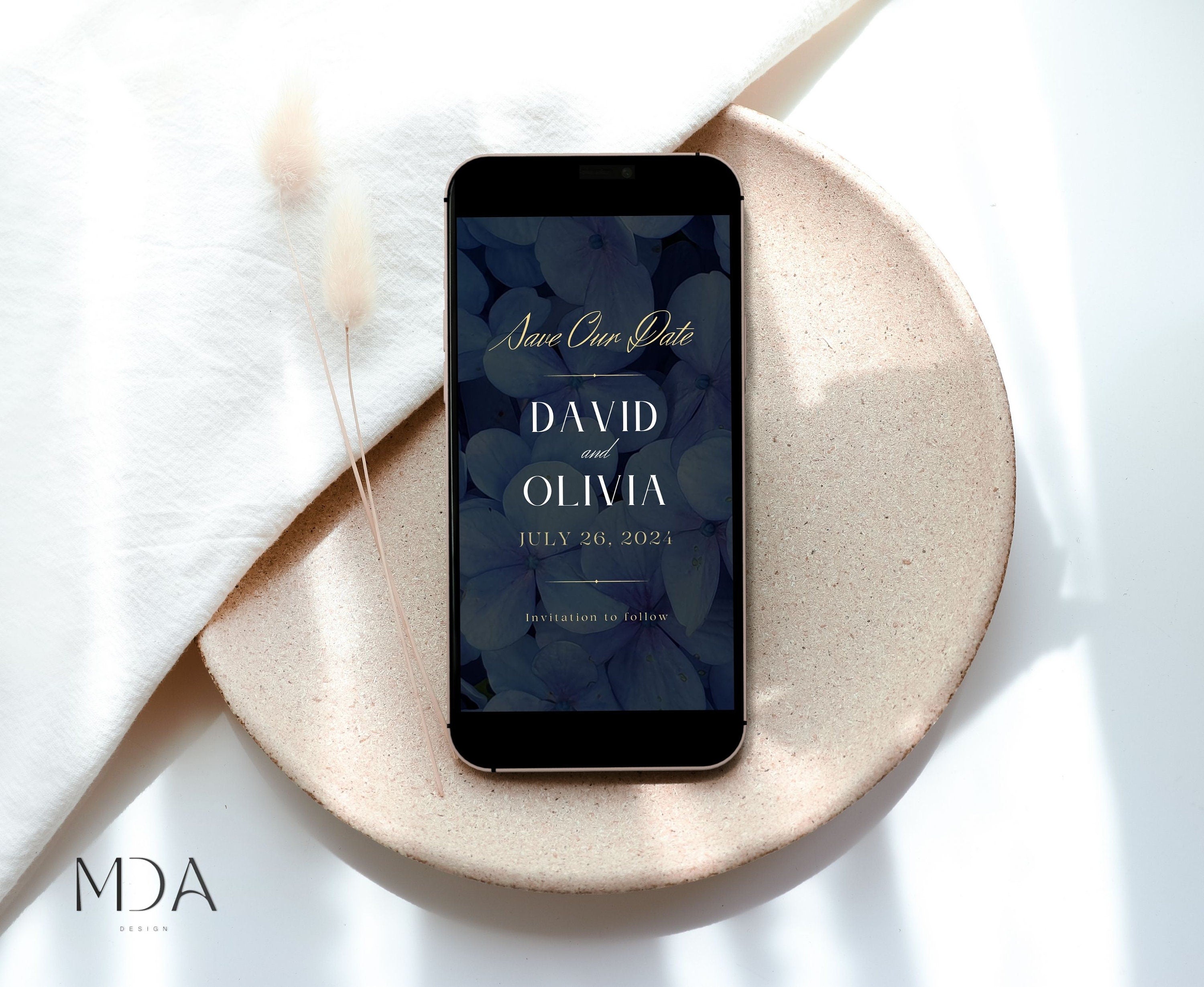 Love Petals - Digital Save the Date