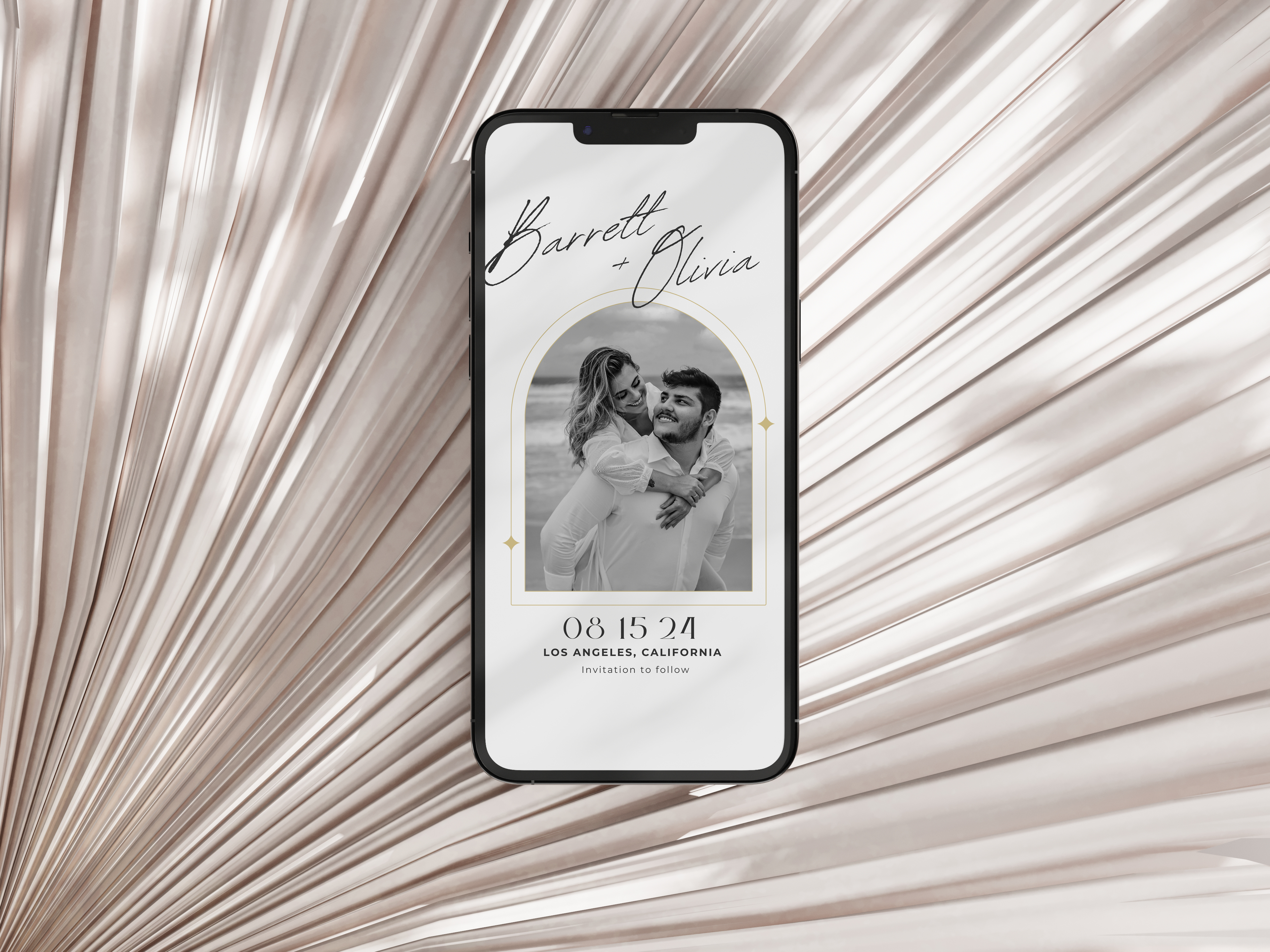 Dreamy Minimalism -Digital Save the Date