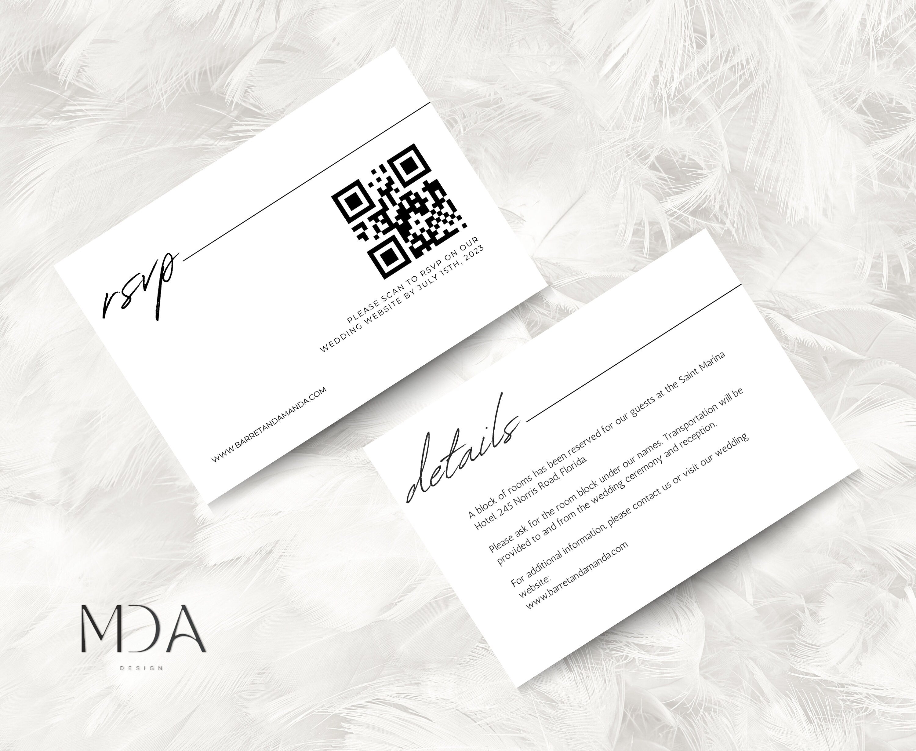 Quiet Love - Wedding Invitation Template
