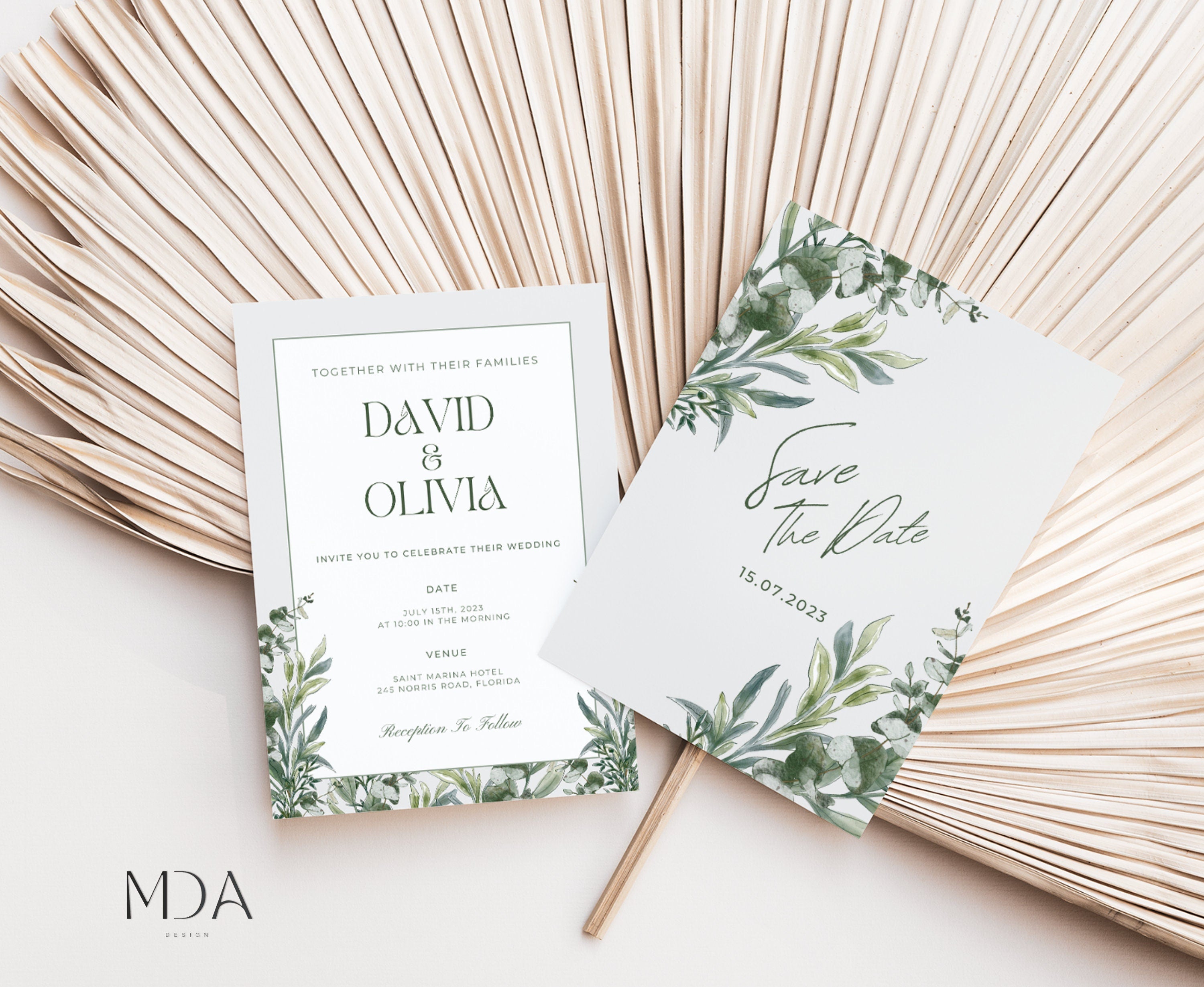 Bohemian Dream - Wedding Invitation Template