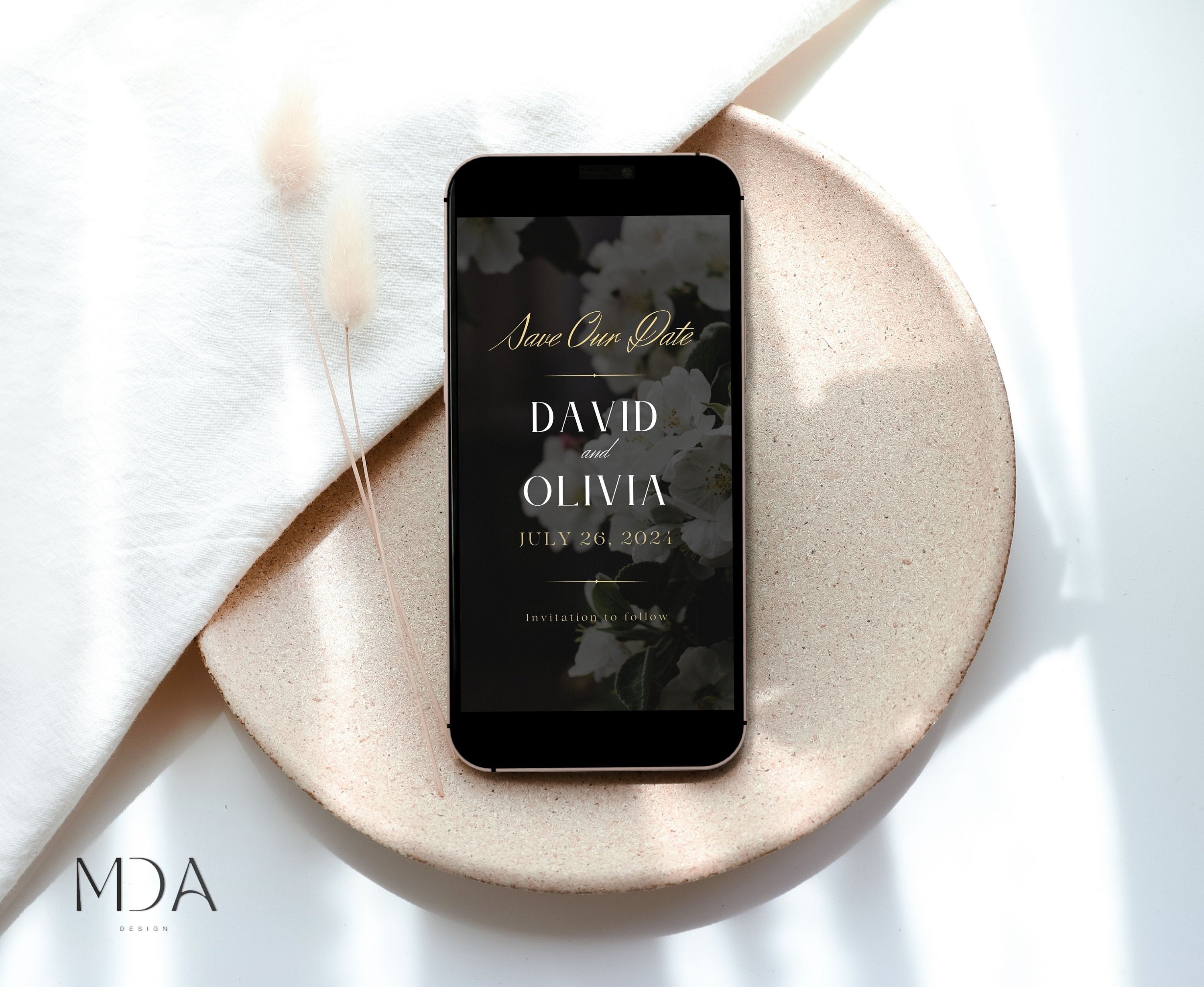 Tender Love - Digital Save the Date