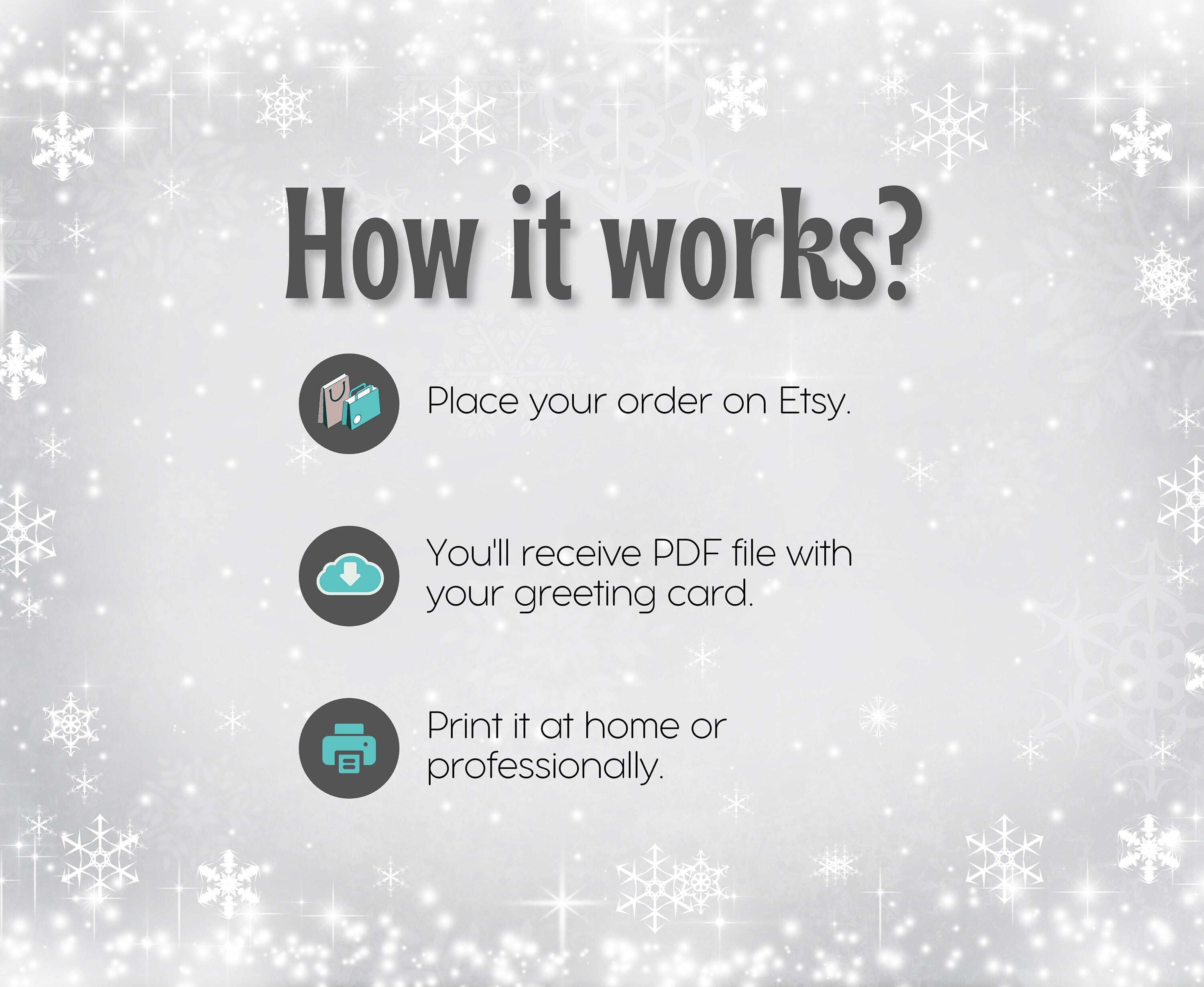 Merry Christmas - Printable Christmas Card