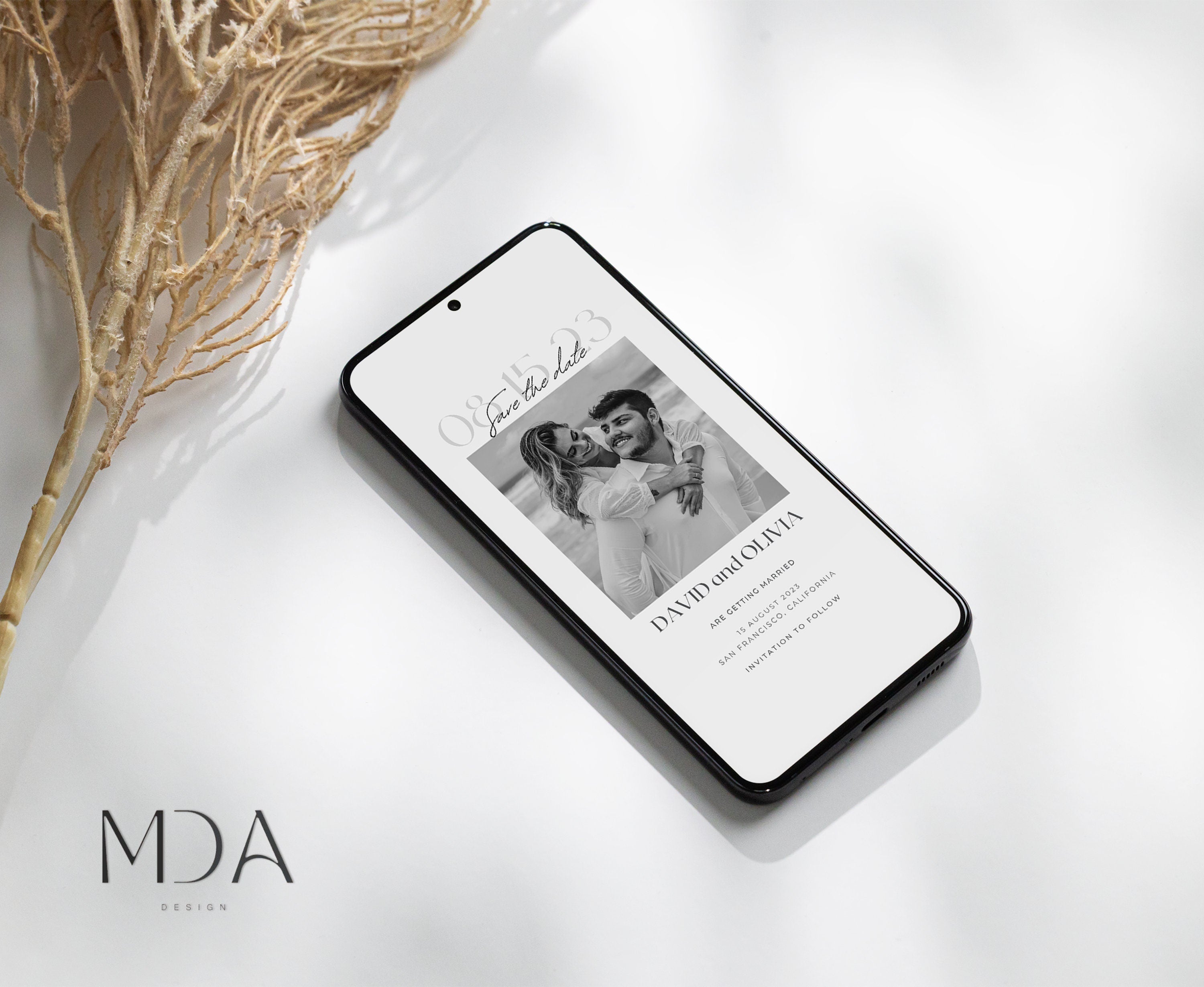 Minimal Excellence - Digital Save the Date