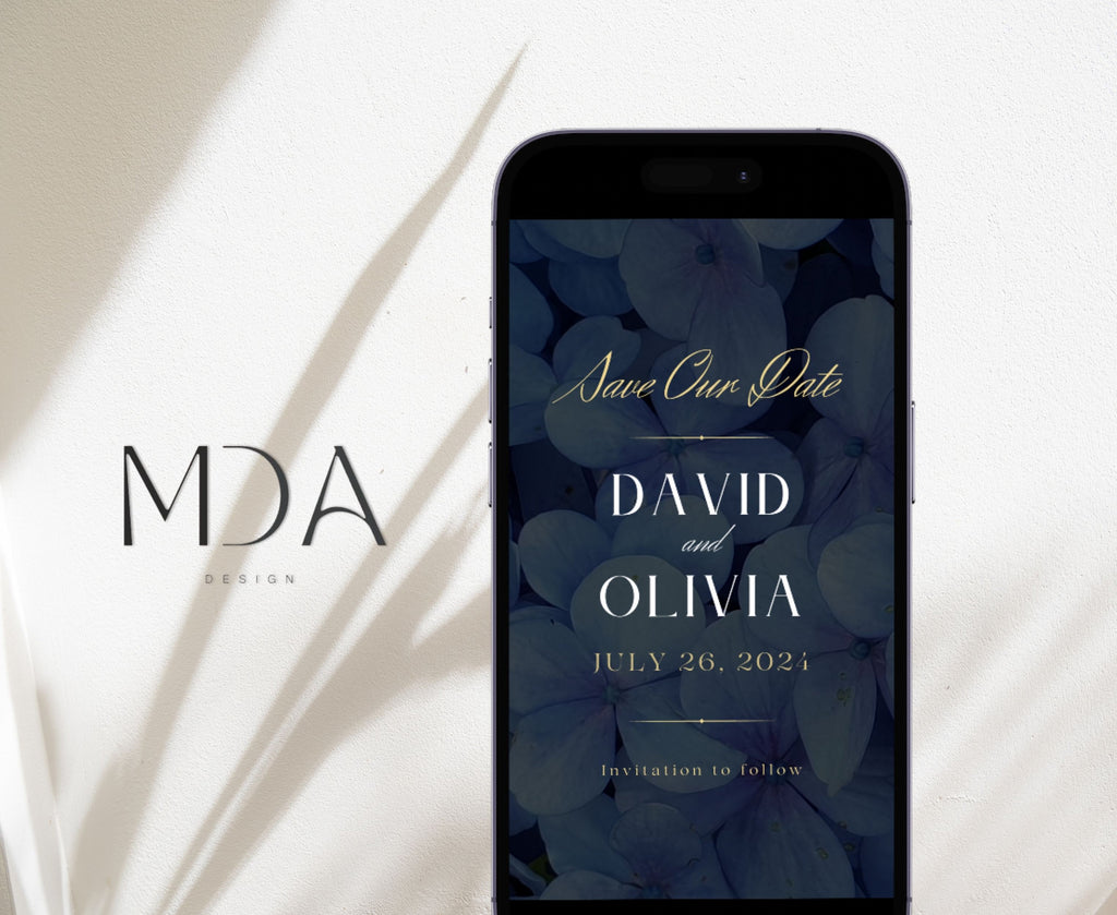 Love Petals - Digital Save the Date