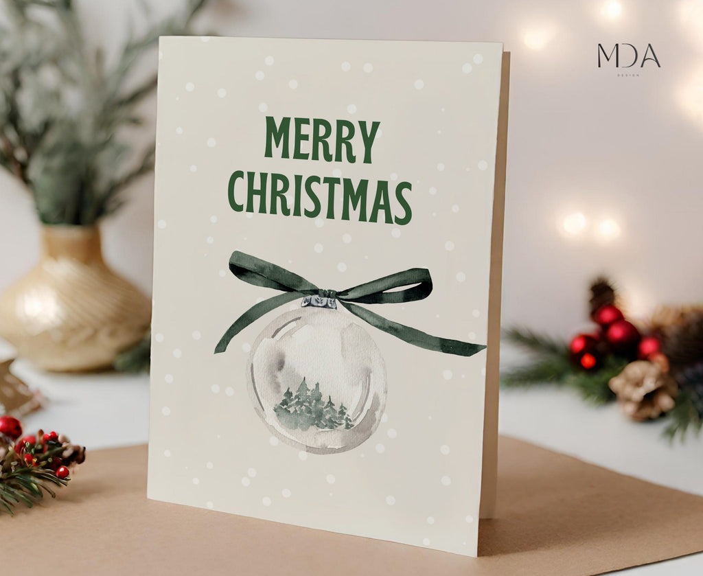 Bundle of 3 Christmas Printable Greeting Cards