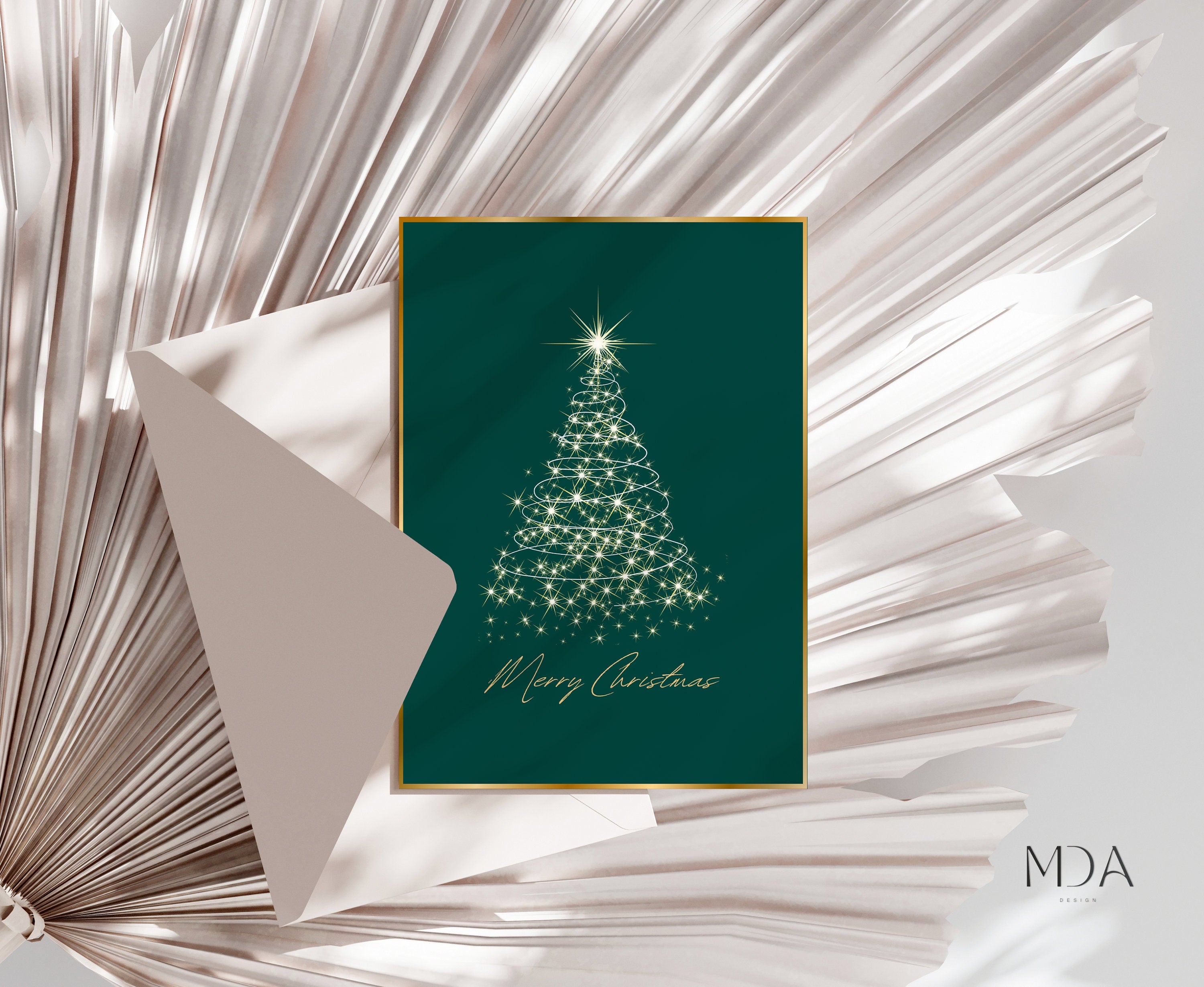 Elegant Christmas Tree - Christmas Card