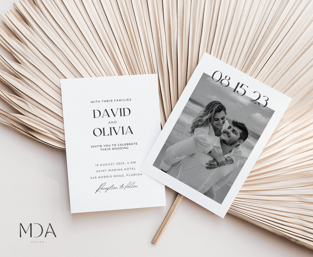 Captured Love - Wedding Invitation Template