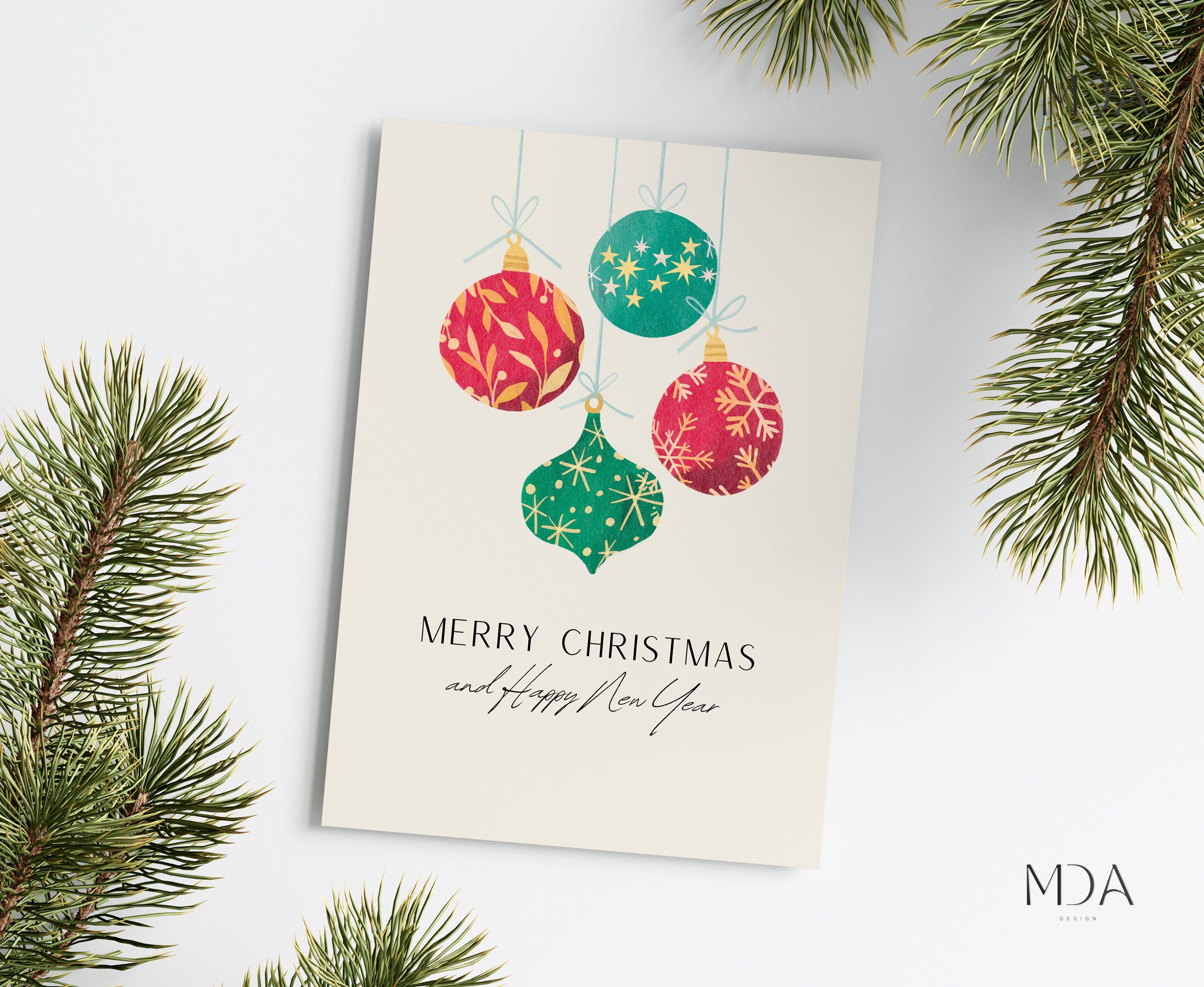 Christmas Magic - Printable Christmas Card