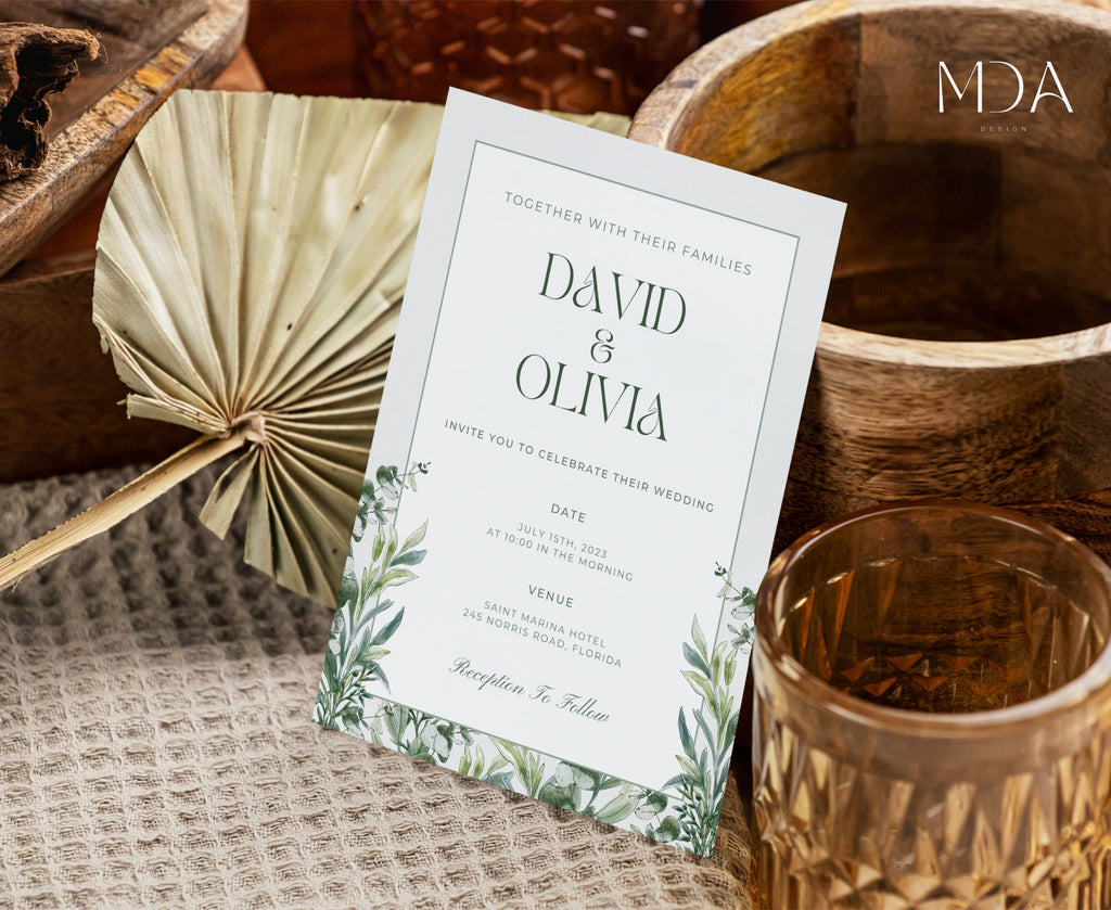 Bohemian Dream - Wedding Invitation Template