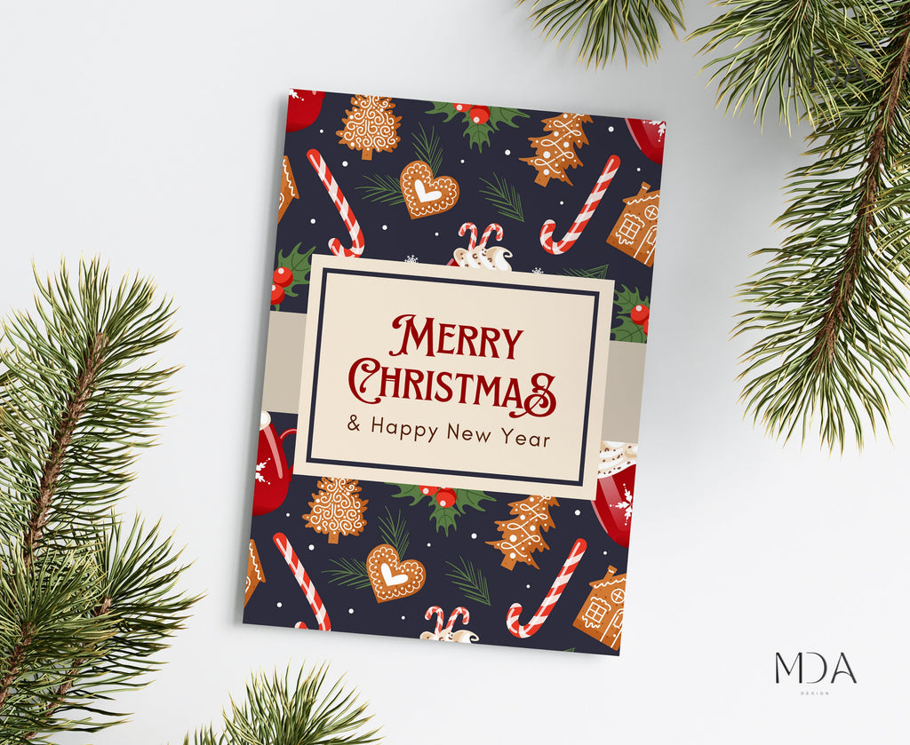Merry Christmas - Printable Christmas Card