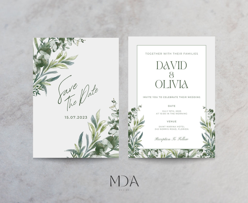Bohemian Dream - Wedding Invitation Template